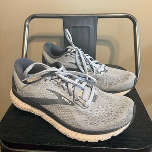 Brooks Glycerin 18 Women's Running Blue Gray Athletic Sneakers Size 8 Medium B